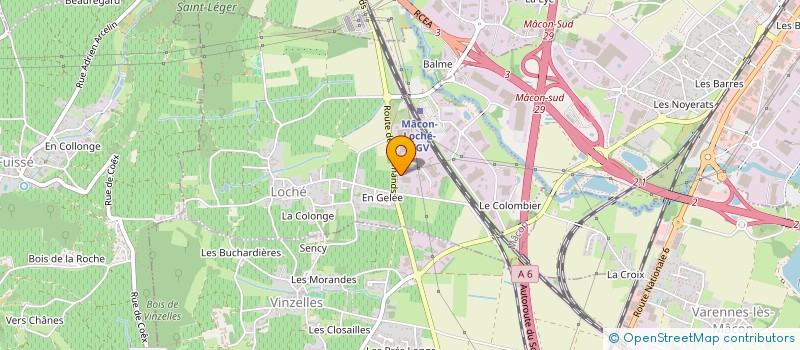 localisation de l'entreprise SAM - SERRURERIE ALUMINIUM DU MACONNAIS à MACON