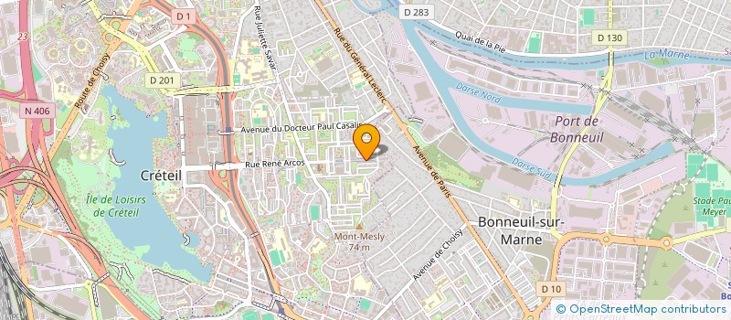 localisation de l'entreprise SAM SERVICES à CRETEIL