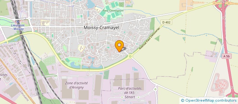 localisation de l'entreprise SAM SERVICES à MOISSY-CRAMAYEL