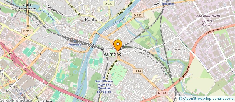 localisation de l'entreprise SAM SERVICES  SAINT-OUEN-L'AUMONE