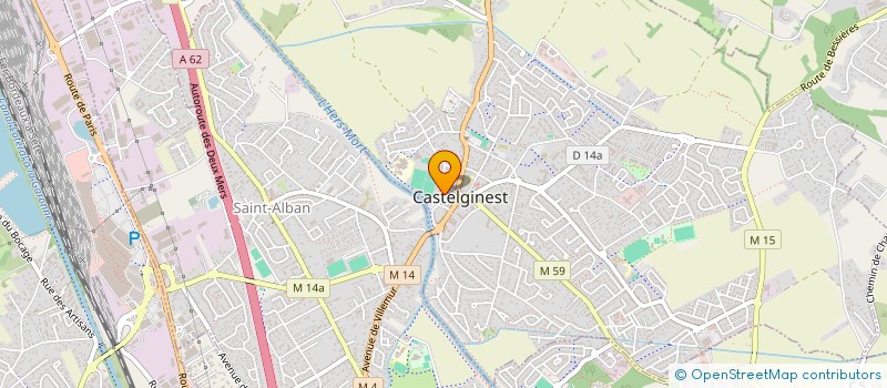 localisation de l'entreprise SAM - SERVICES ANIMALIERS MOBILES à CASTELGINEST