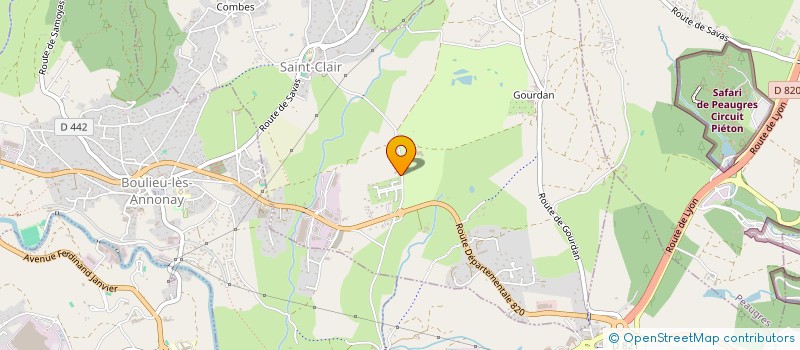 localisation de l'entreprise SAM SOCIETE DE RESTAURATION  SAINT-CLAIR