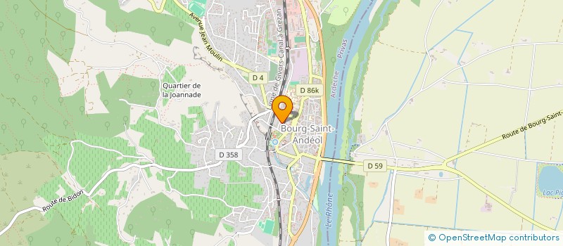 localisation de l'entreprise SAM' STORES à BOURG-SAINT-ANDEOL