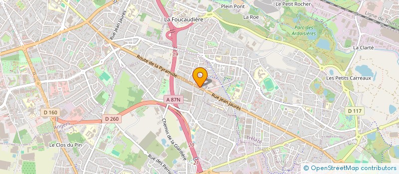localisation de l'entreprise SAM'SUFFIT à ANGERS