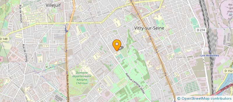 localisation de l'entreprise SAM T.P  VITRY-SUR-SEINE
