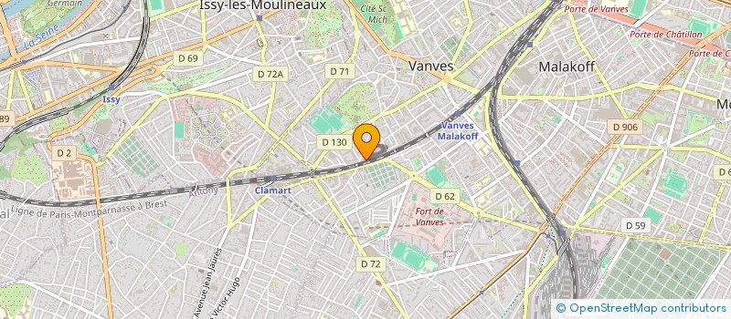 localisation de l'entreprise SAM TAXI à VANVES