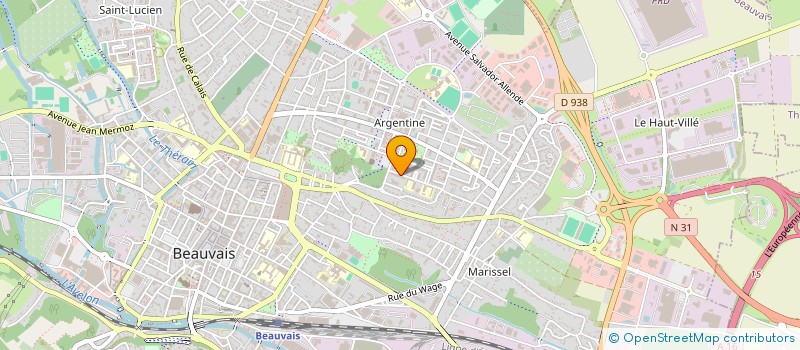 localisation de l'entreprise SAM TAXI  BEAUVAIS