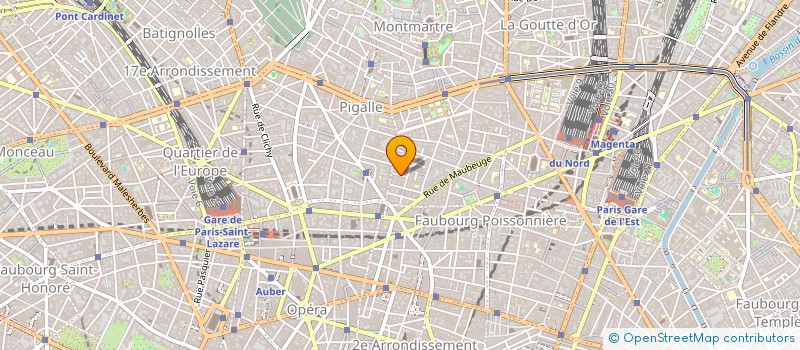 localisation de l'entreprise SAM TP à PARIS 09