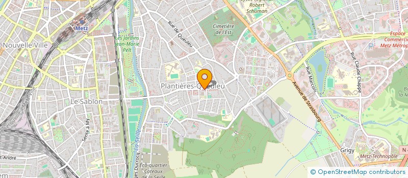 localisation de l'entreprise SAM TP  METZ