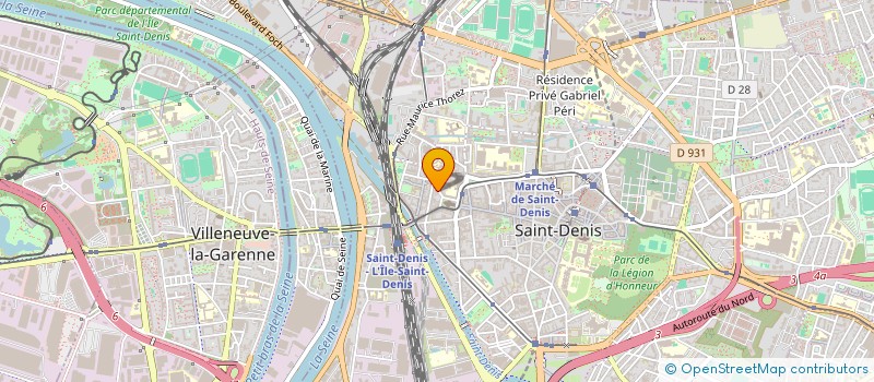 localisation de l'entreprise SAM TRANSPORT à SAINT-DENIS