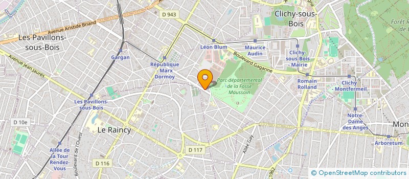 localisation de l'entreprise SAM TRANSPORT à CLICHY-SOUS-BOIS