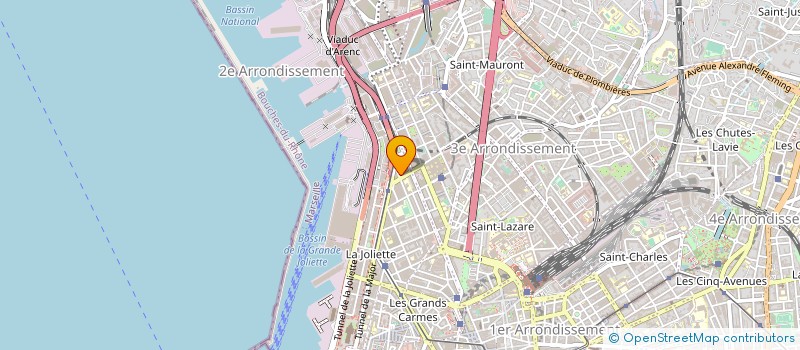 localisation de l'entreprise SAM TRANSPORT à MARSEILLE