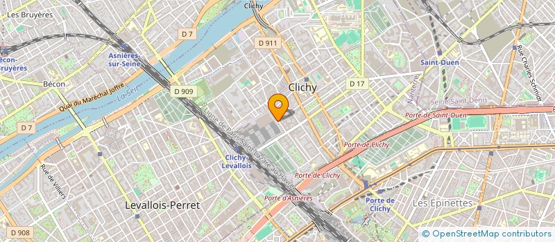 localisation de l'entreprise SAM TRANSPORT EXPRESS à CLICHY