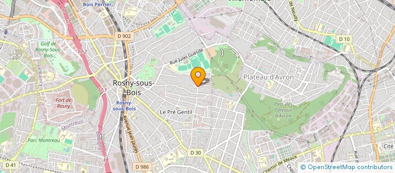 localisation de l'entreprise SAM TRANSPORT VIP à ROSNY-SOUS-BOIS