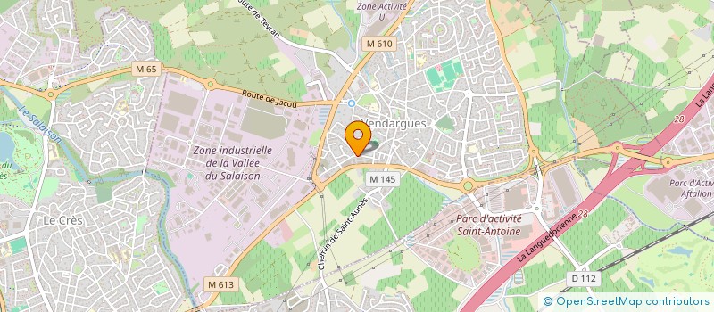 localisation de l'entreprise SAM TRANSPORTS EXPRESS à VENDARGUES