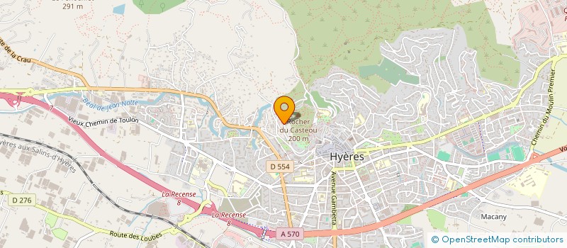 localisation de l'entreprise SAM-VAR SOCIETE D'ASSISTANCE MEDICALE DU VAR à HYERES