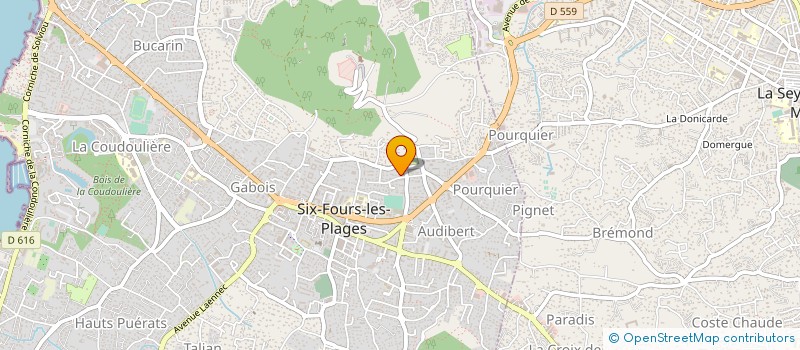 localisation de l'entreprise SAM VETEMENTS à SIX-FOURS-LES-PLAGES