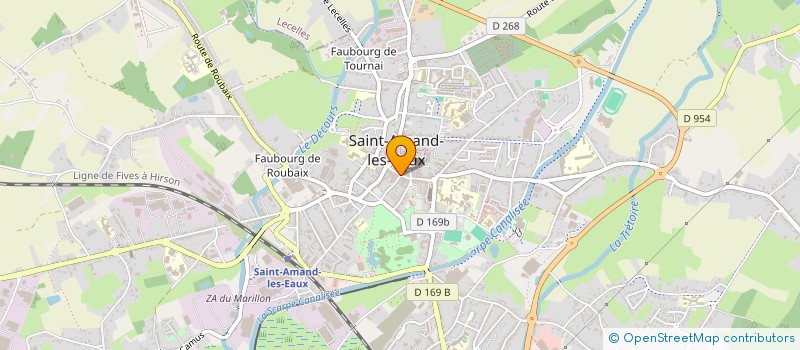 localisation de l'entreprise SAM1 à SAINT-AMAND-LES-EAUX