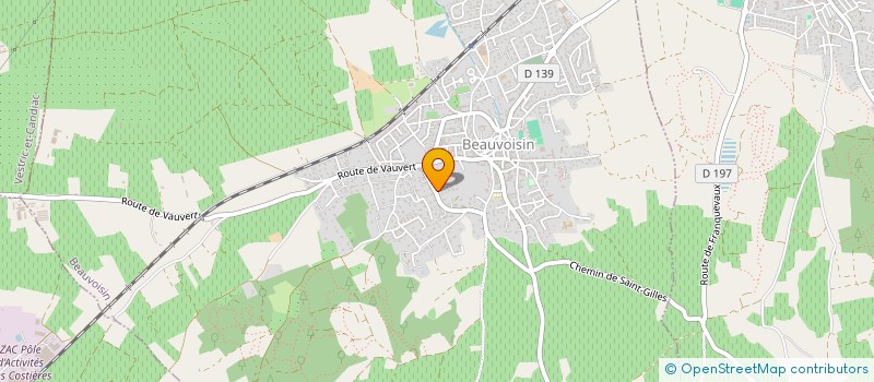 localisation de l'entreprise SAM2F  BEAUVOISIN