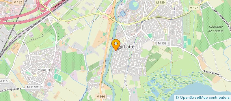 localisation de l'entreprise SAM3 à LATTES