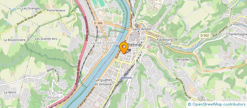 localisation de l'entreprise SAMA à VIENNE