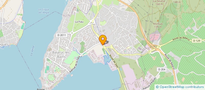 localisation de l'entreprise SAMA à FRONTIGNAN