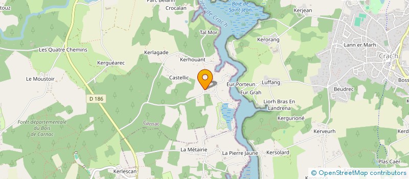 localisation de l'entreprise SAMA  CARNAC