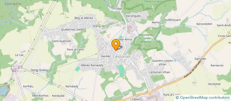 localisation de l'entreprise SAMA  ERGUE-GABERIC