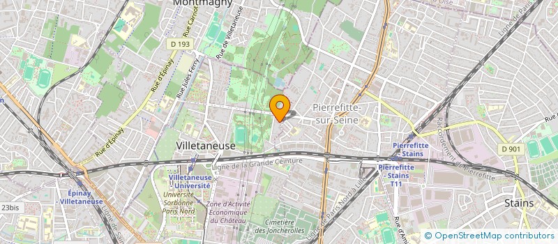localisation de l'entreprise SAMA à VILLETANEUSE
