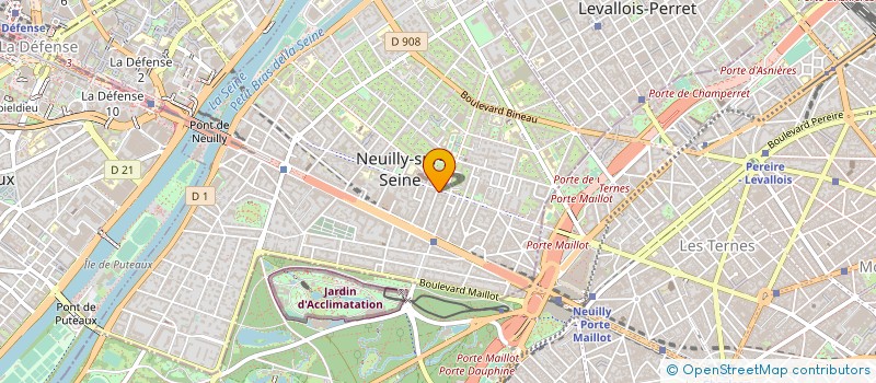 localisation de l'entreprise SAMA BTP à NEUILLY-SUR-SEINE