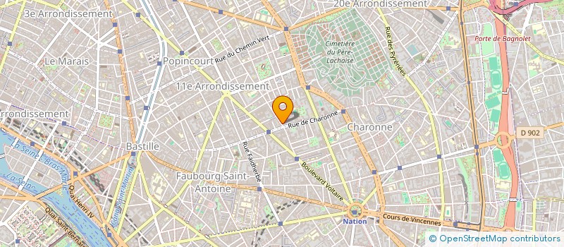 localisation de l'entreprise SAMA PAPETERIE  PARIS