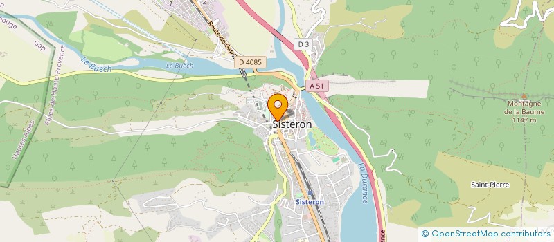 localisation de l'entreprise SAMA PROVENCE à SISTERON