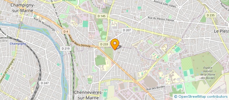 localisation de l'entreprise SAMA SOLUTIONS à CHENNEVIERES SUR MARNE