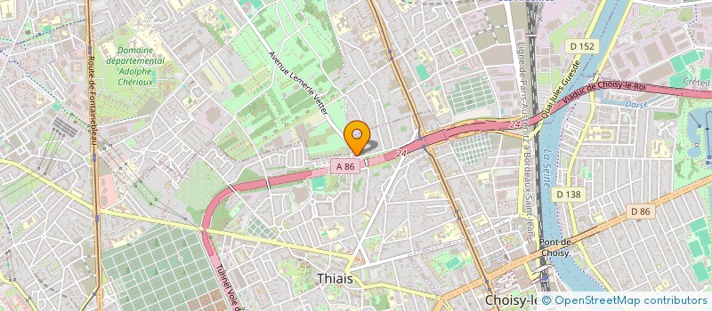 localisation de l'entreprise SAMA TRANSPORT à THIAIS