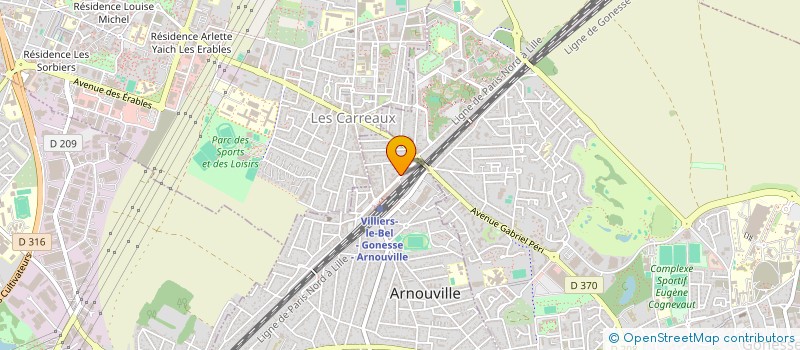 localisation de l'entreprise SAMA TRAVAUX à LA COURNEUVE