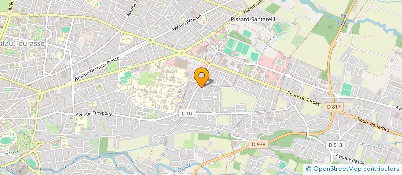 localisation de l'entreprise SAMACA à PAU