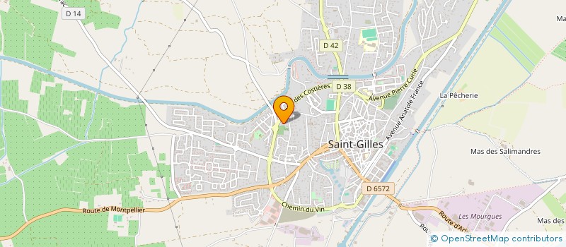 localisation de l'entreprise SAMACAL à SAINT-GILLES