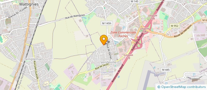 localisation de l'entreprise SAMACEA  VENDEVILLE