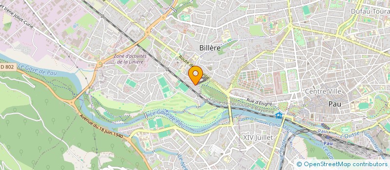 localisation de l'entreprise SAMAD TRUCK  BILLERE