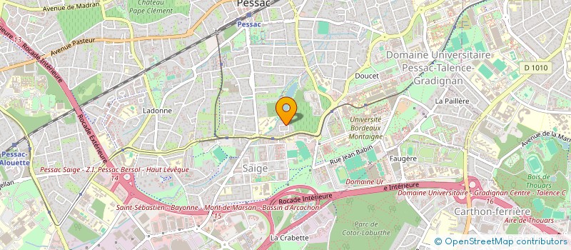 localisation de l'entreprise SAMADHI  PESSAC