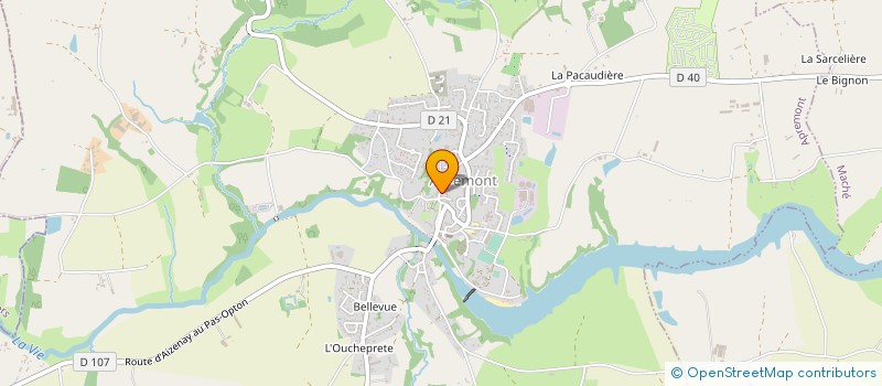 localisation de l'entreprise SAMADHI  APREMONT