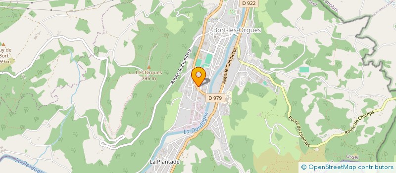 localisation de l'entreprise SAMADIS à BORT-LES-ORGUES