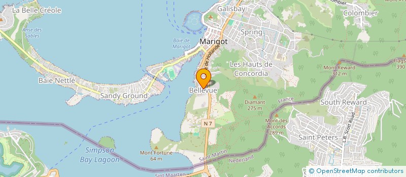 localisation de l'entreprise SAMADIS  SAINT MARTIN