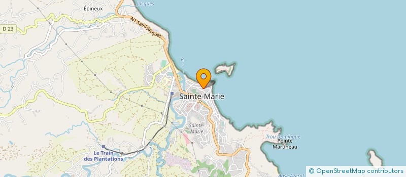 localisation de l'entreprise SAMADIS  SAINTE-MARIE