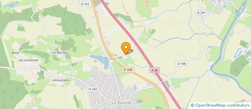 localisation de l'entreprise SAMADOR  LA BAZOGE