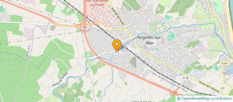localisation de l'entreprise SAMADOTOGA à ARGELES-SUR-MER