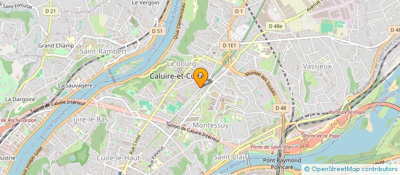 localisation de l'entreprise SAMAE  CALUIRE-ET-CUIRE