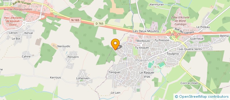 localisation de l'entreprise SAMAELINE  PLOEREN