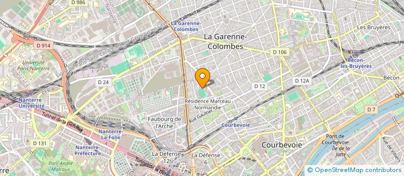 localisation de l'entreprise SAMAG à COURBEVOIE