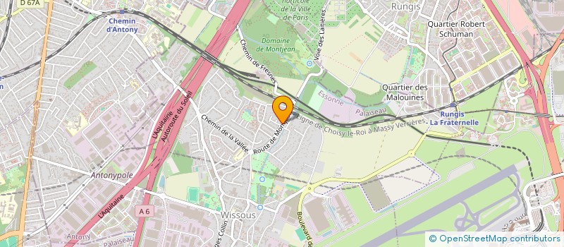 localisation de l'entreprise SAMAG IMMOBILIER à WISSOUS